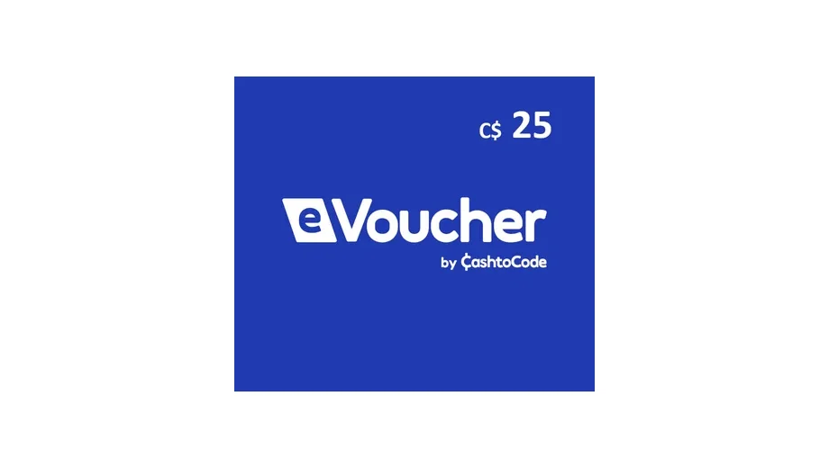 CashtoCode 25 CAD Payment Card (Canada) gallery image 1