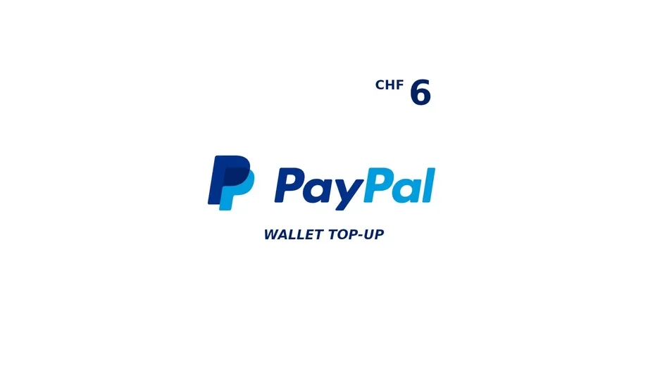 PayPal 6 CHF Payment Card (Global) gallery image 1