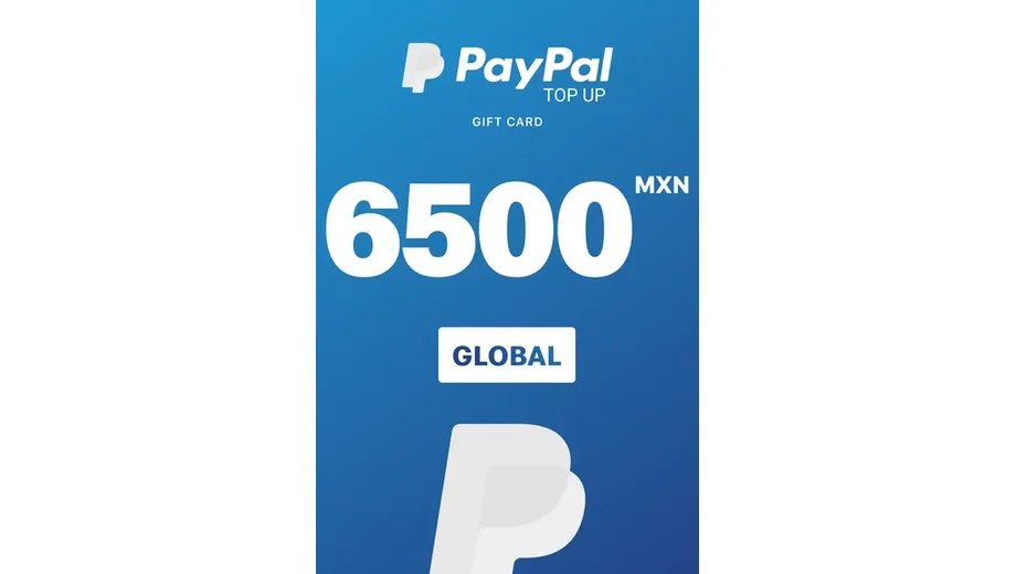 PayPal 6500 MXN Payment Card (Global) gallery image 1