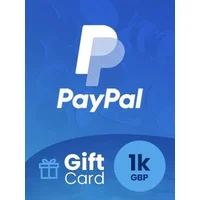 PayPal 1000 GBP Payment Card (Global)