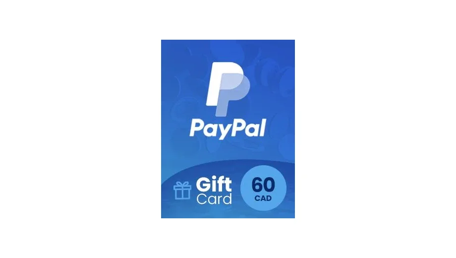 PayPal 60 CAD Payment Card (Global) gallery image 1