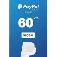 PayPal 60 NZD Payment Card (Global)