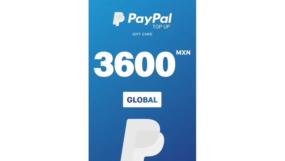 PayPal 3600 MXN Payment Card (Global) gallery image 1