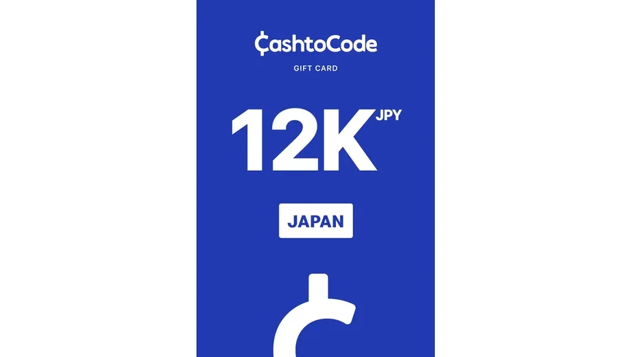 CashtoCode 12000 JPY Payment Card (Japan) gallery image 1