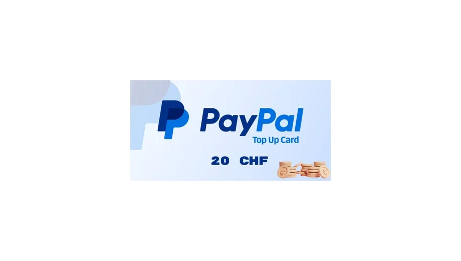 PayPal 20 CHF Payment Card (Global) gallery image 1