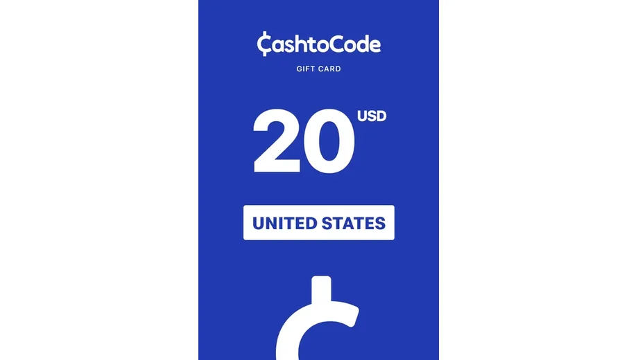 CashtoCode 20 USD Payment Card (United States) gallery image 1