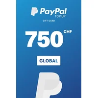 PayPal 750 CHF Payment Card (Global)