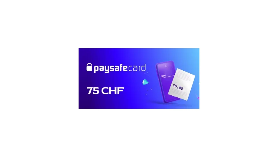 Paysafecard 75 CHF Payment Card (Switzerland) gallery image 1