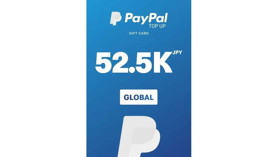 PayPal 52500 JPY Payment Card (Global) gallery image 1