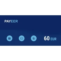 Payeer 60 EUR Payment Card (Europe)