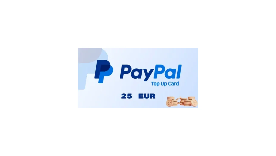 PayPal 25 EUR Payment Card (Europe) gallery image 1