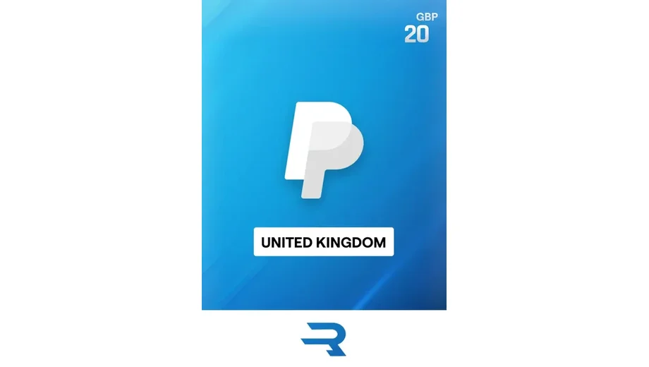 PayPal 20 GBP Payment Card (United Kingdom) gallery image 1
