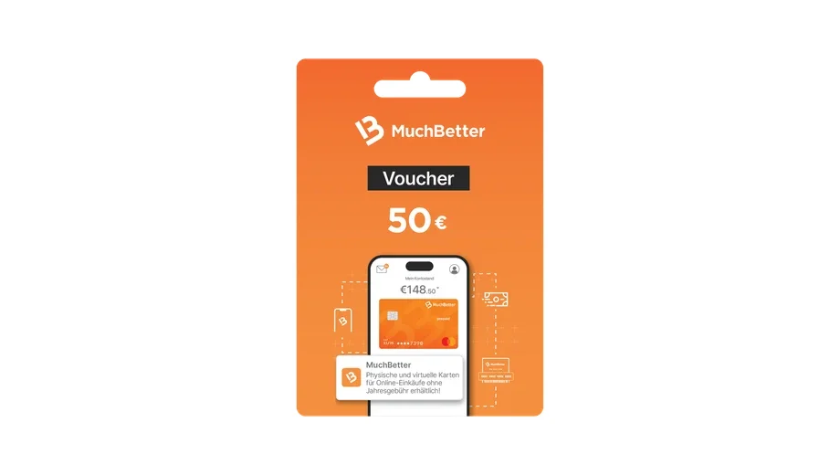 MuchBetter 50 EUR Payment Card (Europe) gallery image 1