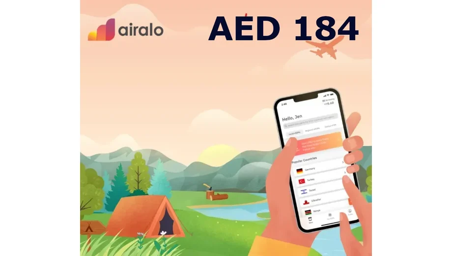 Airalo 184 AED Gift Card (UAE) gallery image 2