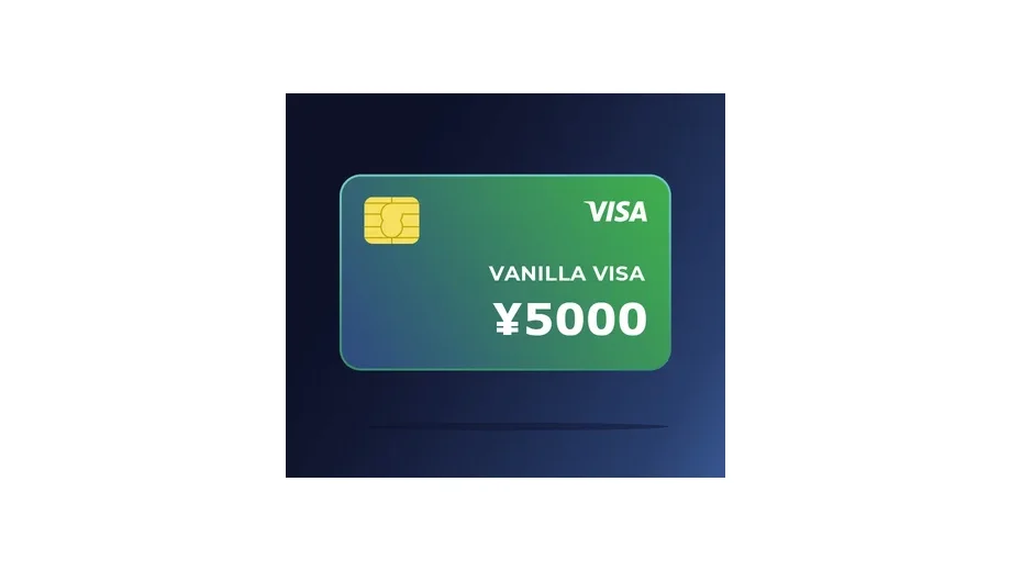 Vanilla Visa ¥5000 JPY gallery image 1