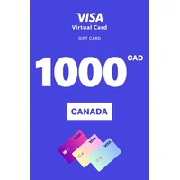 Virtual Visa C$1000 CAD