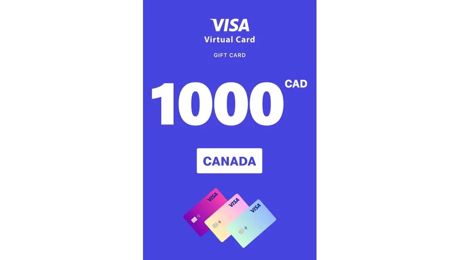Virtual Visa C$1000 CAD gallery image 1