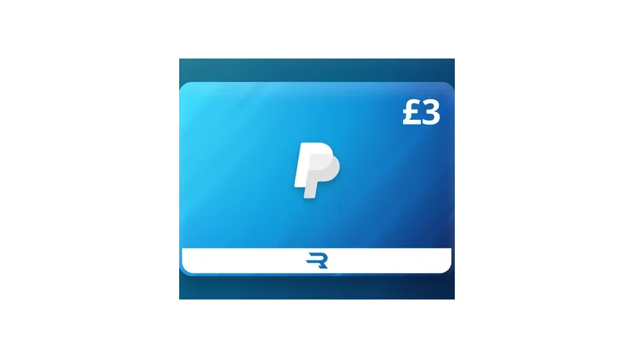 PayPal 3 GBP Payment Card (United Kingdom) gallery image 1