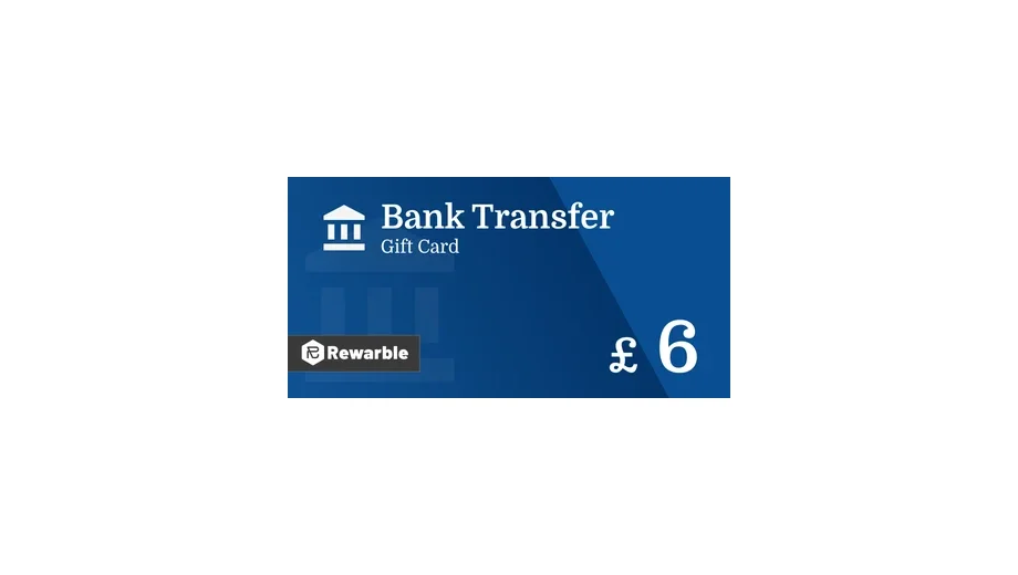 Bank Transfer £6 GBP gallery image 1