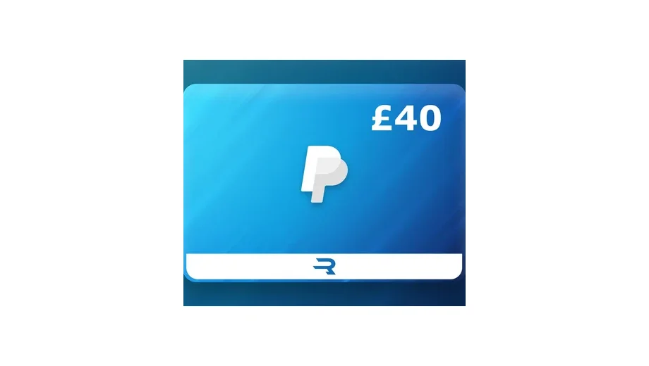 PayPal 40 GBP Payment Card (United Kingdom) gallery image 1