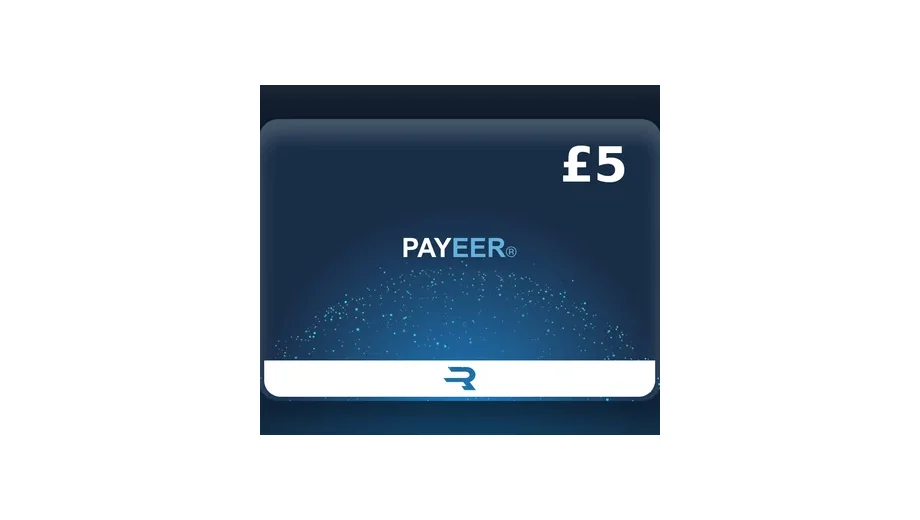 Payeer 5 GBP Payment Card (Global) gallery image 1