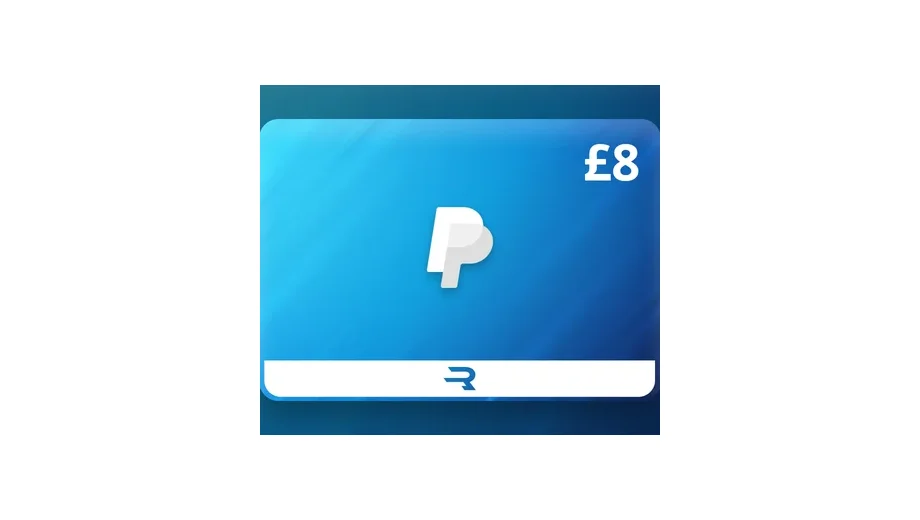 PayPal 8 GBP Payment Card (United Kingdom) gallery image 1