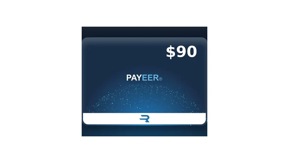 Payeer 90 USD Payment Card (Global) gallery image 1