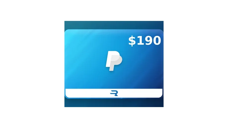 PayPal 190 USD Payment Card (Global) gallery image 2