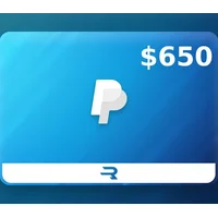 PayPal 650 USD Payment Card (Global)