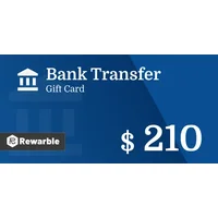 Bank Transfer $210 USD