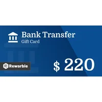 Bank Transfer $220 USD