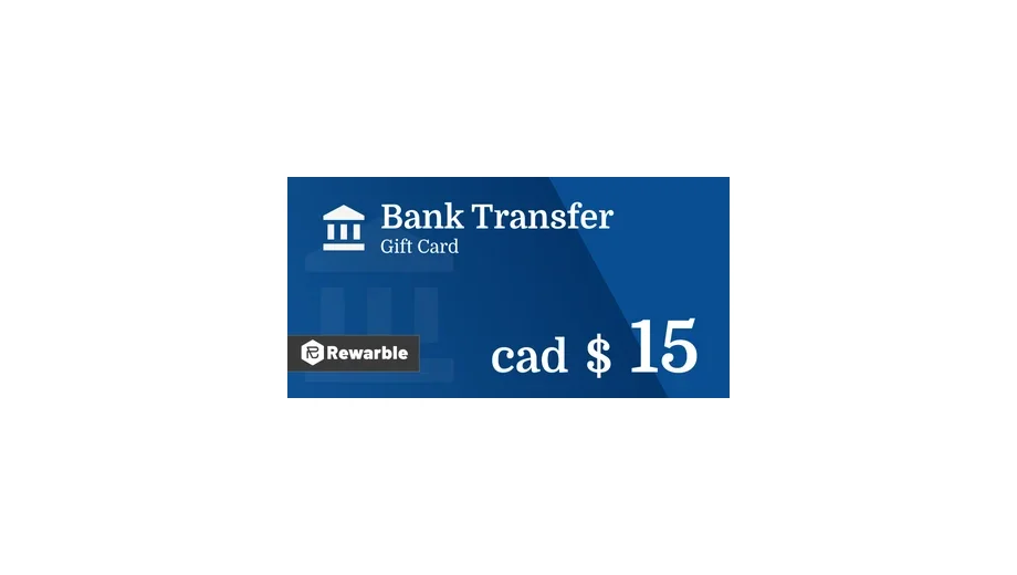 Bank Transfer C$15 CAD gallery image 1