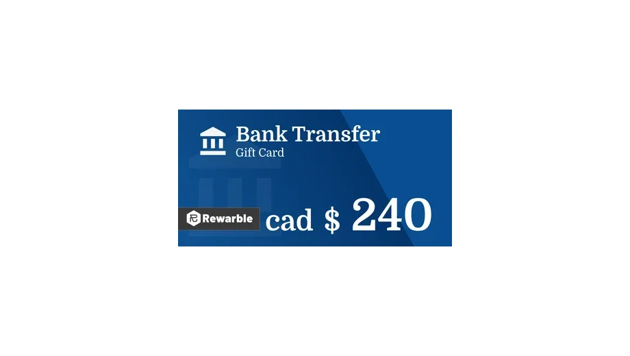 Bank Transfer C$240 CAD gallery image 1
