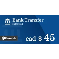 Bank Transfer C$45 CAD