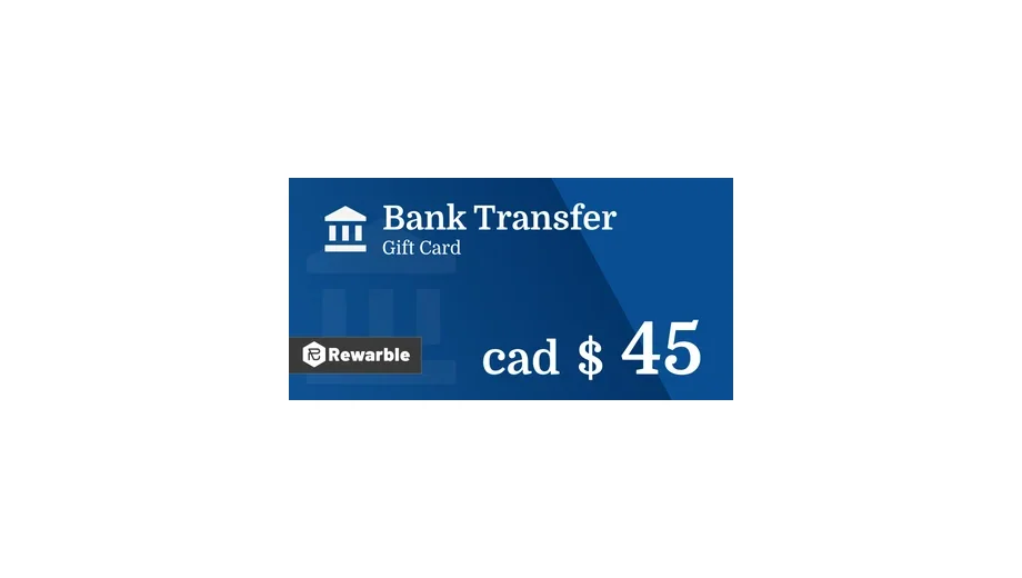 Bank Transfer C$45 CAD gallery image 1