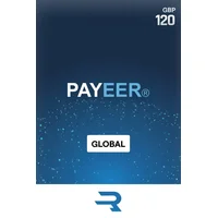 Payeer 120 GBP Payment Card (Global)