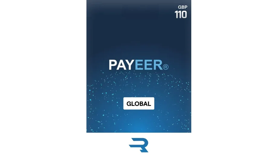Payeer 110 GBP Payment Card (Global) gallery image 1