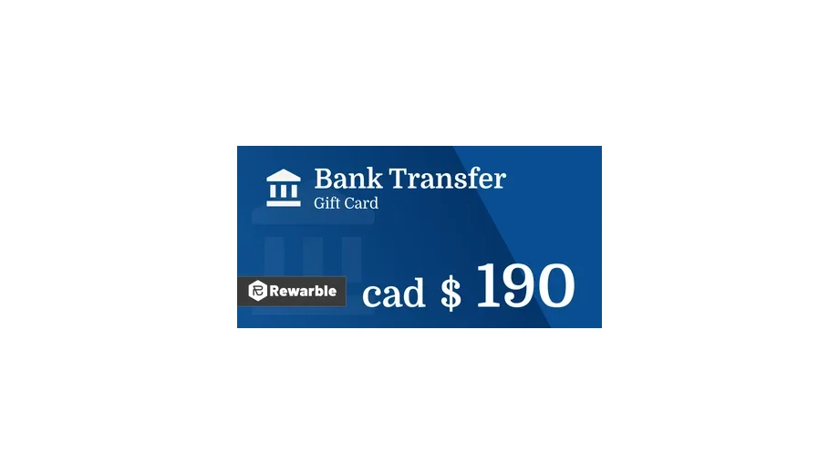 Bank Transfer C$190 CAD gallery image 1