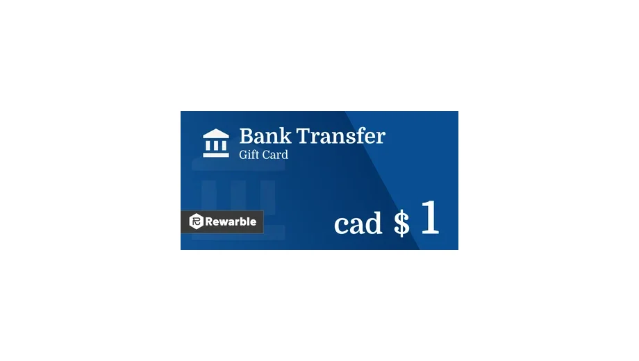 Bank Transfer C$1 CAD gallery image 1