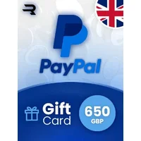 PayPal 650 GBP Payment Card (United Kingdom)
