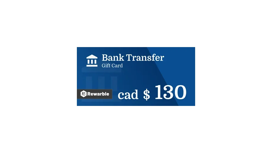 Bank Transfer C$130 CAD gallery image 1