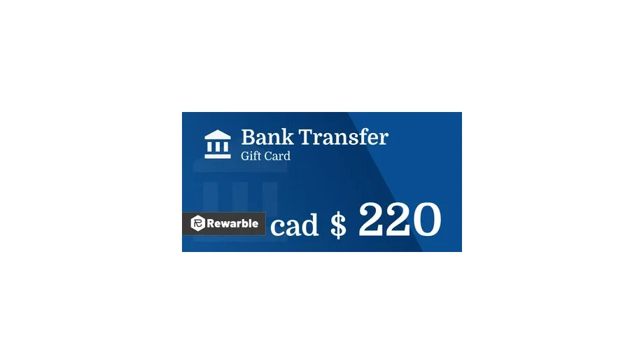 Bank Transfer C$220 CAD gallery image 1