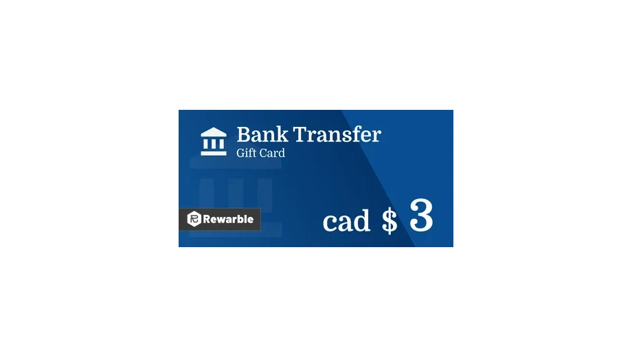Bank Transfer C$3 CAD gallery image 1