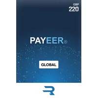 Payeer 220 GBP Payment Card (Global)