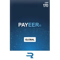 Payeer 170 GBP Payment Card (Global)