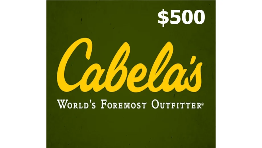 Cabelas 500 CAD Gift Card (Canada) gallery image 2