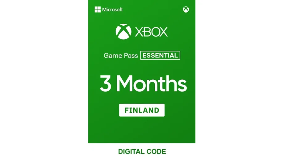 Xbox Game Pass Essential - 3 Months Subscription (Finland) gallery image 2