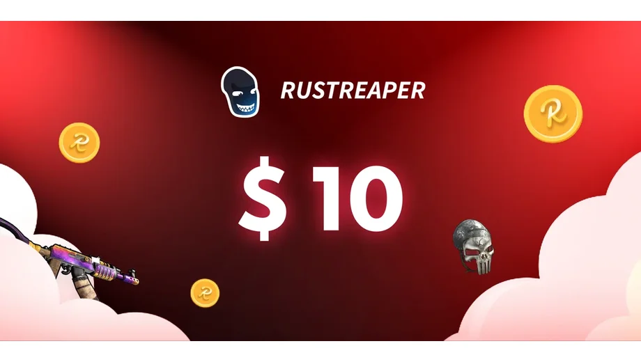 RUSTReaper 10 USD Gift Card (ROW) gallery image 2