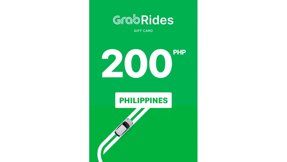 Grab Rides 200 PHP Gift Card (Philippines) gallery image 2