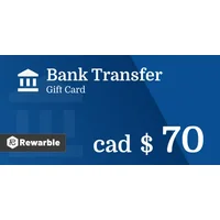 Bank Transfer C$70 CAD